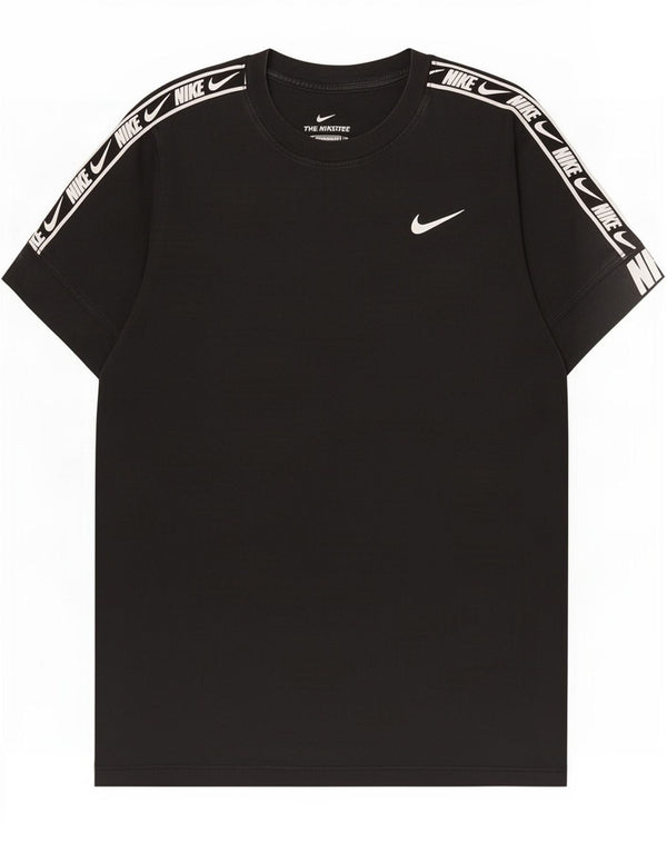 Ανδρικό γραφικό μπλουζάκι Nike, μικρό μαύρο βαμβακερό