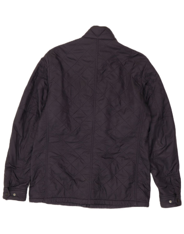 Ανδρικό καπιτονέ μπουφάν Barbour UK 40 Large Navy Blue Polyamide