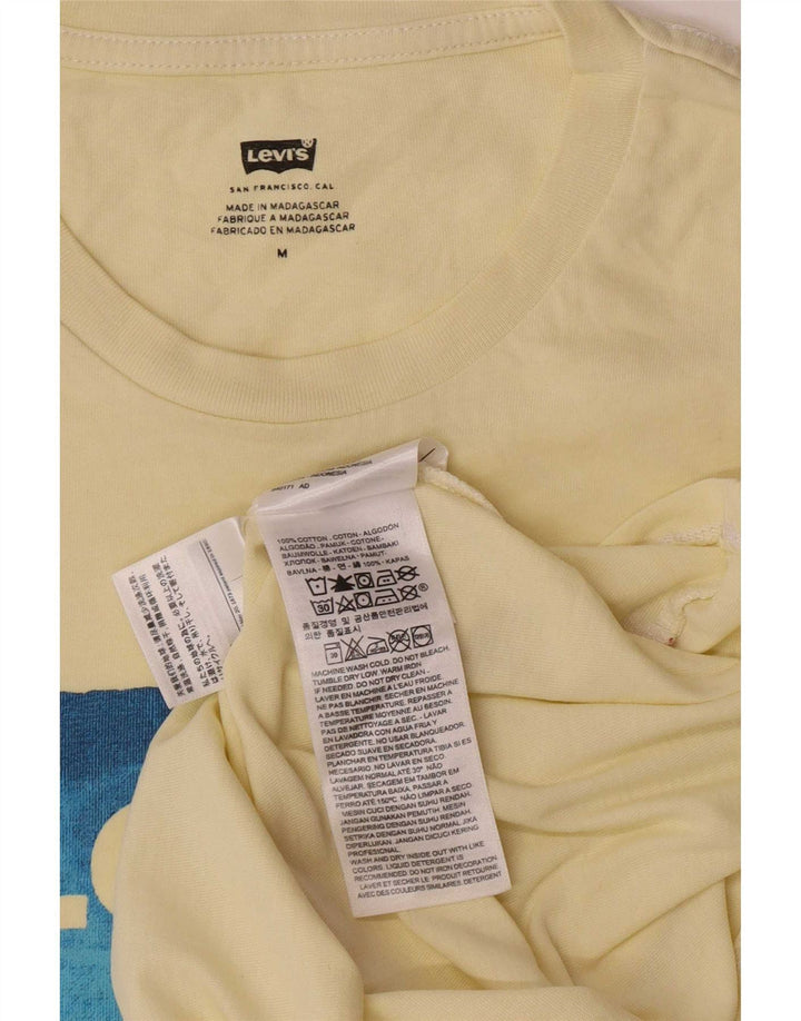 Ανδρικό γραφικό T-Shirt Levi's Top Μεσαίο κίτρινο βαμβακερό