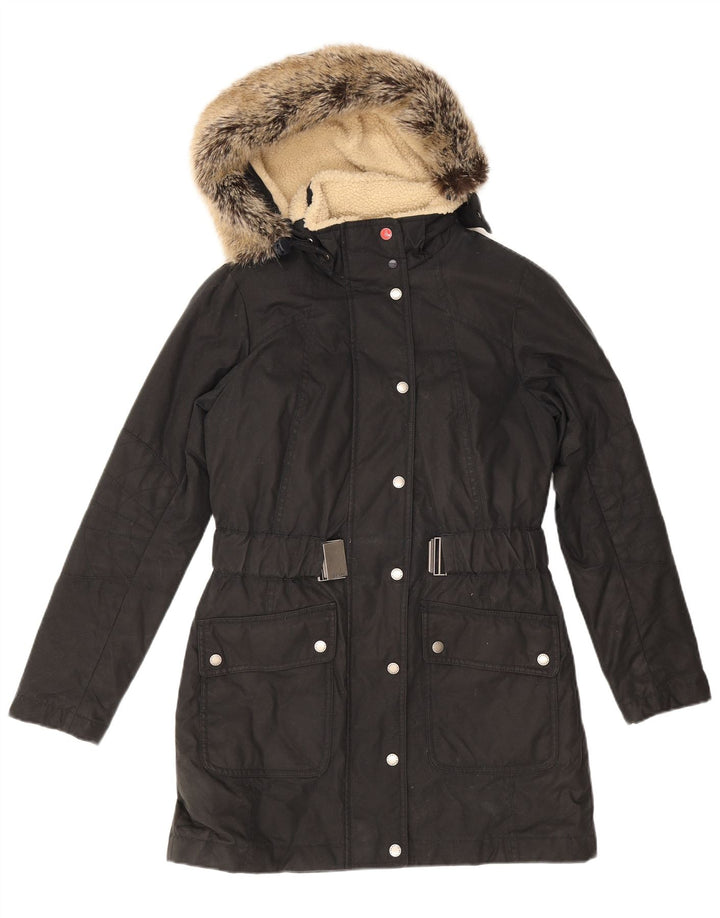 Barbour Γυναικείο παλτό με κουκούλα Oversized padded UK 10 Small Black
