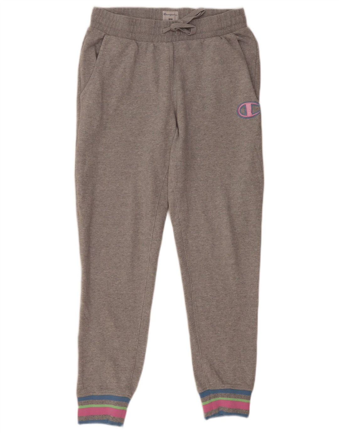 Γυναικεία αθλητική φόρμα CHAMPION Παντελόνι Joggers UK 14 Medium Grey Colourblock