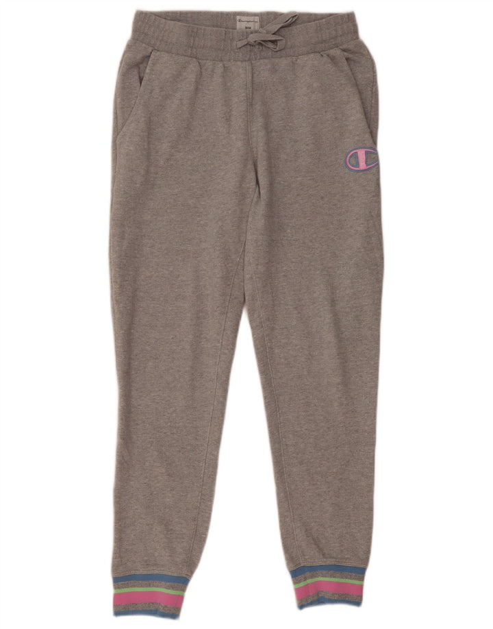Γυναικεία αθλητική φόρμα CHAMPION Παντελόνι Joggers UK 14 Medium Grey Colourblock
