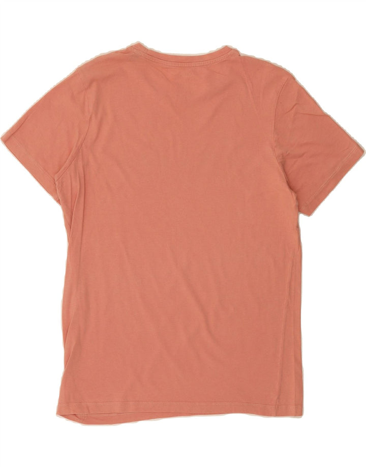 JACK & JONES Mens Graphic T-Shirt Top Small Pink Cotton Vintage Jack & Jones and Second-Hand Jack & Jones from Messina Hembry 