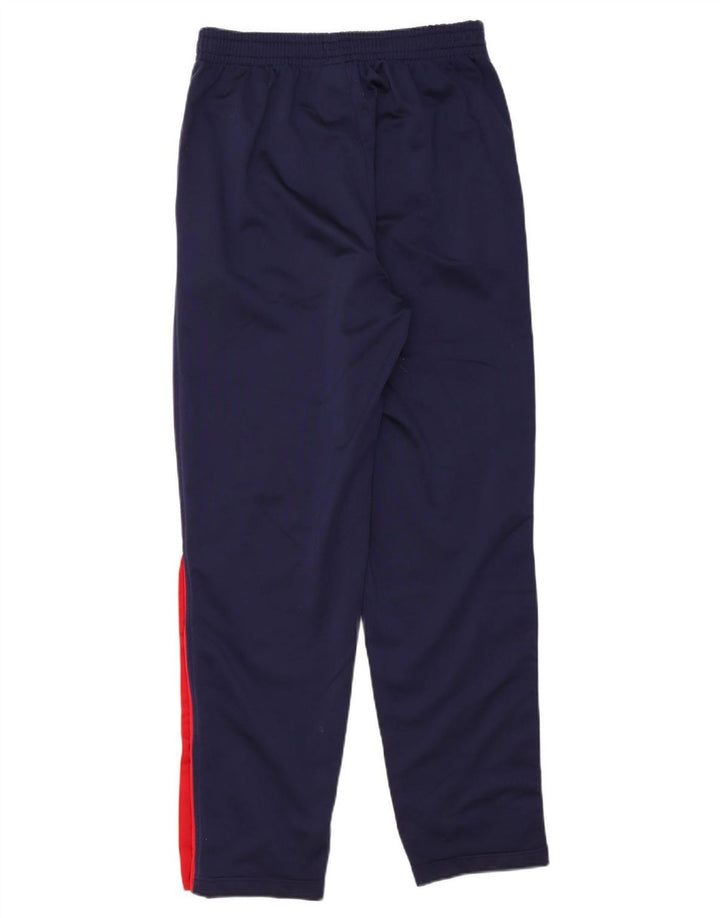CHAMPION Mens Tracksuit Trousers Medium  Navy Blue Colourblock Polyester