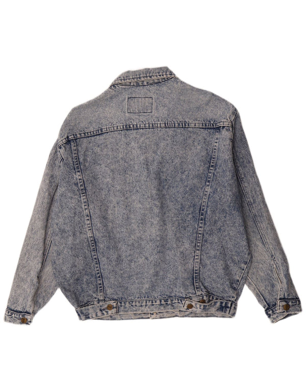 Ανδρικό τζιν μπουφάν Vintage Loose Fit UK 40 Large Blue Cotton Classic
