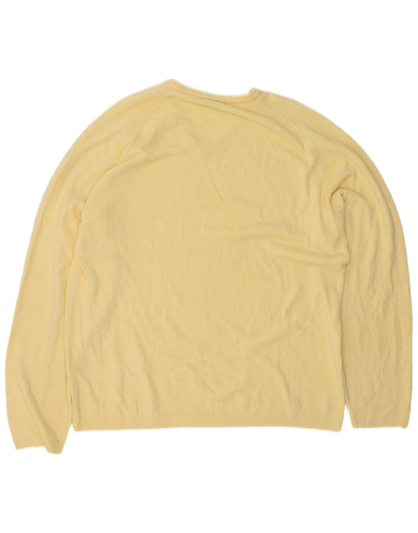 Ανδρικό πουλόβερ Marks & Spencer Blue Harbor V-Neck Jumper XL Κίτρινο Ακρυλικό