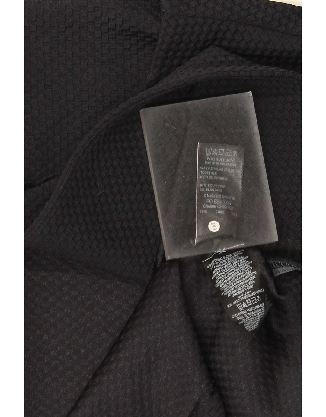 Marks & Spencer Γυναικείο σακάκι μπλέιζερ με μανίκια 3/4 UK 16 Large Navy Blue