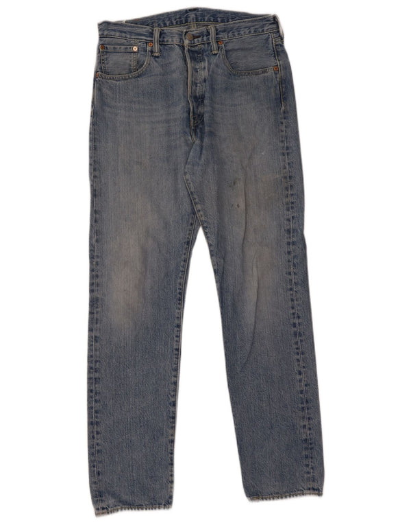 Levi's Mens 501 CT Straight Jeans W30 L32 Μπλε Βαμβακερό
