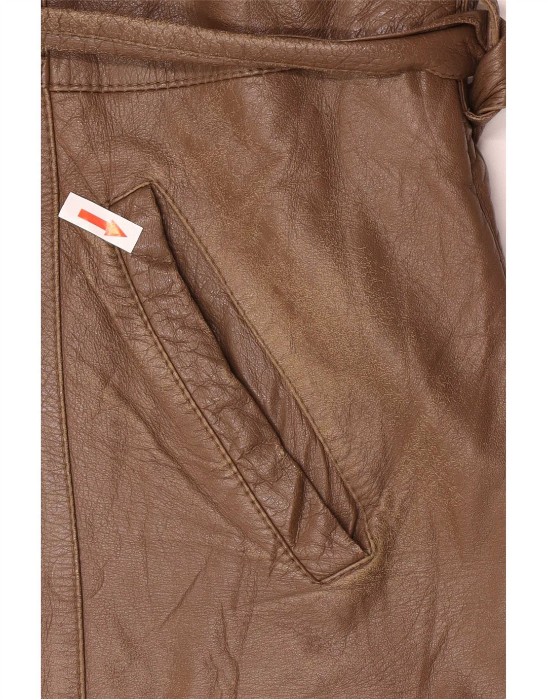 Vintage Ανδρικό Classic Fit Δερμάτινο Μπουφάν UK 40 Large Brown