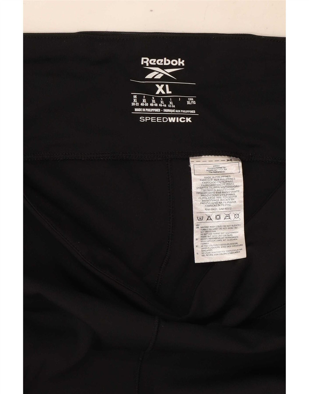Reebok γυναικείο κολάν Crop UK 20/22 XL Μαύρο