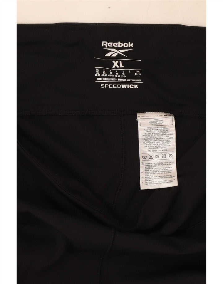 Reebok γυναικείο κολάν Crop UK 20/22 XL Μαύρο