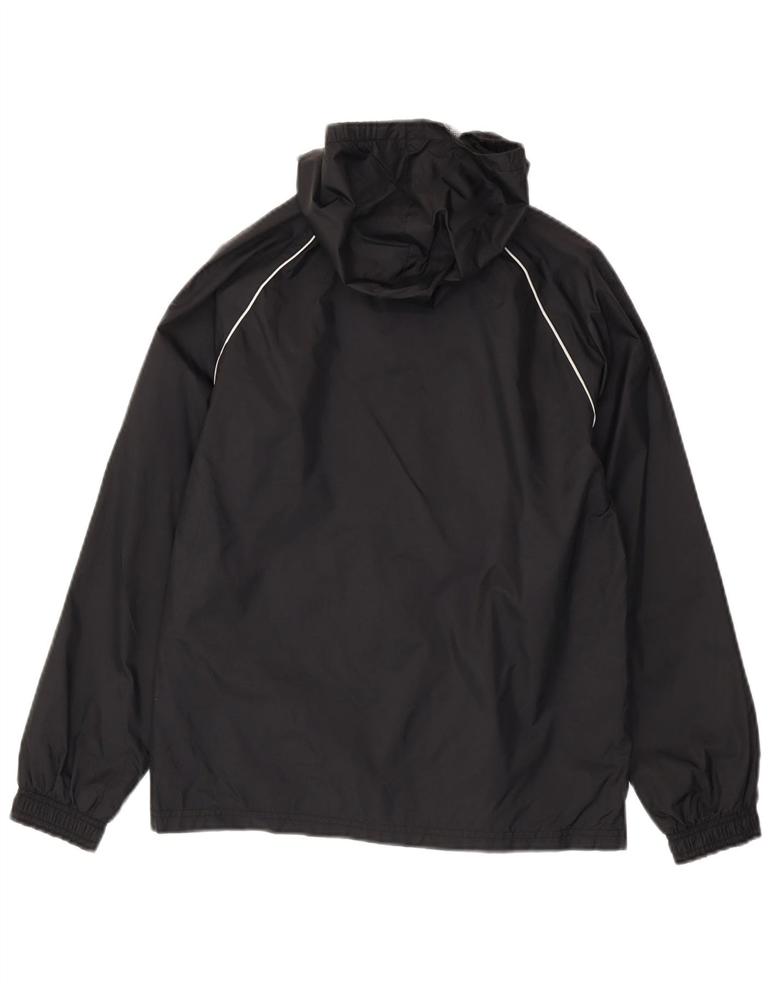 Adidas Boys Hooded Rain Jacket 11-12 Years Μαύρο