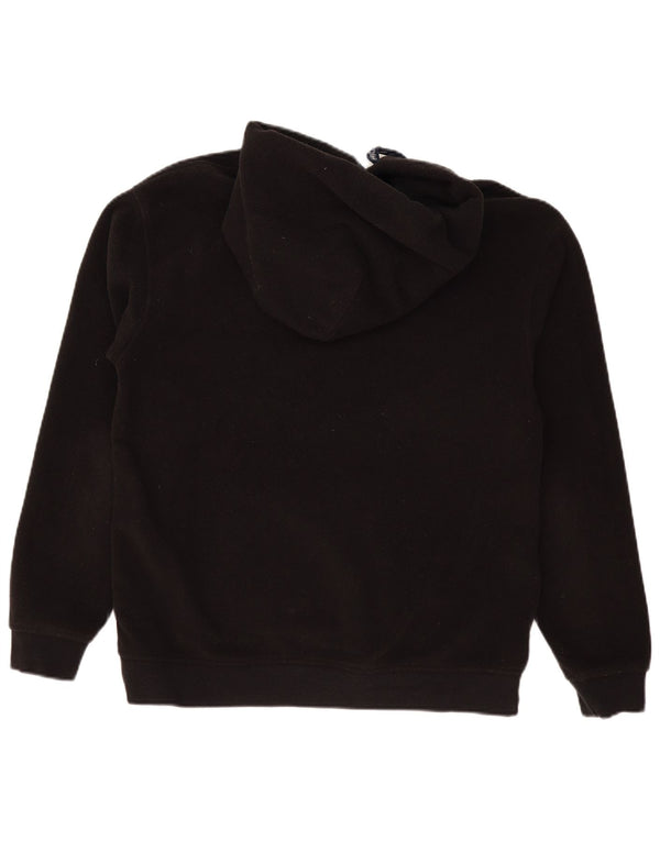 TOMMY HILFIGER Ανδρική κουκούλα Fleece Jumper Μεσαίο μαύρο πολυεστέρα