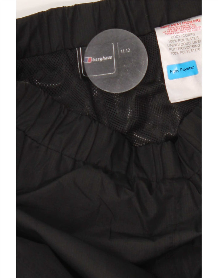 Berghaus Boys αδιάβροχο παντελόνι 11-12 ετών Μαύρο πολυεστέρα