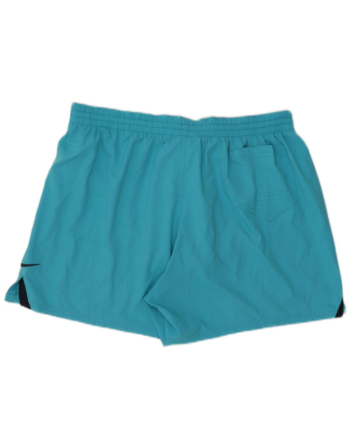 Ανδρικό αθλητικό σορτς NIKE 2XL μπλε πολυεστέρα