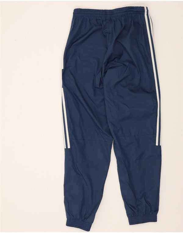Adidas Mens Tracksuit Trousers Joggers Medium Navy Blue Polyester