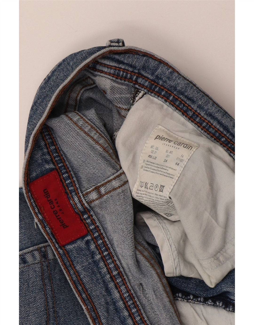 Ανδρικό τζιν ίσιο Pierre Cardin W35 L32 Μπλε βαμβακερό