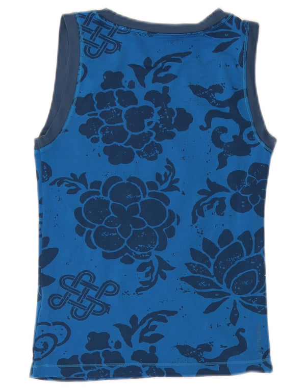 Γυναικείο γραφικό γιλέκο PUMA Top UK 10 Small Blue Floral