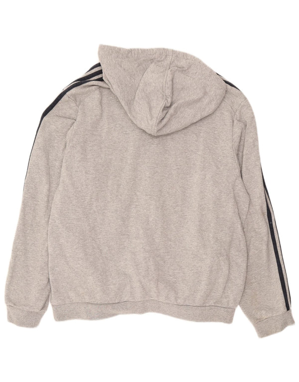 Adidas Ανδρικό Hoodie Jumper XL Γκρι βαμβακερό