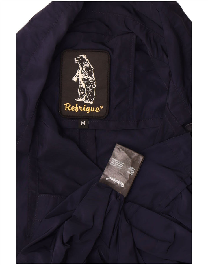Refrigue Γυναικεία καμπαρντίνα UK 12 Medium Navy Blue Polyester