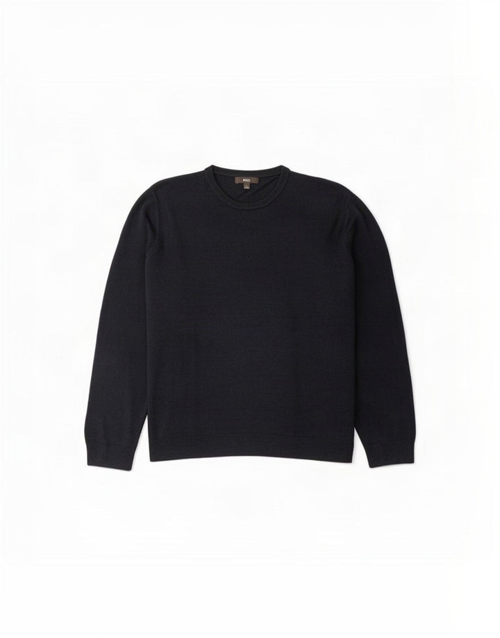 Ανδρικό πουλόβερ Marks & Spencer Crew Neck Jumper 3XL Navy Blue Acrylic