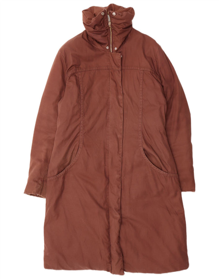 Trussardi Jeans Γυναικείο Πανωφόρι IT 48 XL Καφέ Βαμβακερό