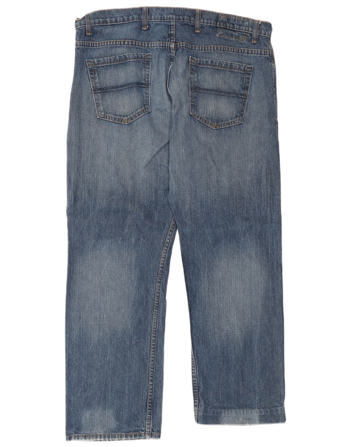 Marks & Spencer Ανδρικό Τζιν Μπλε Harbor Straight W38 L27 Μπλε βαμβακερό