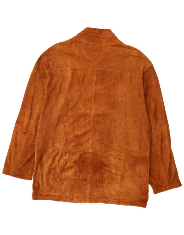 Vintage Ανδρικό Suede Jacket IT 50 Large Beige