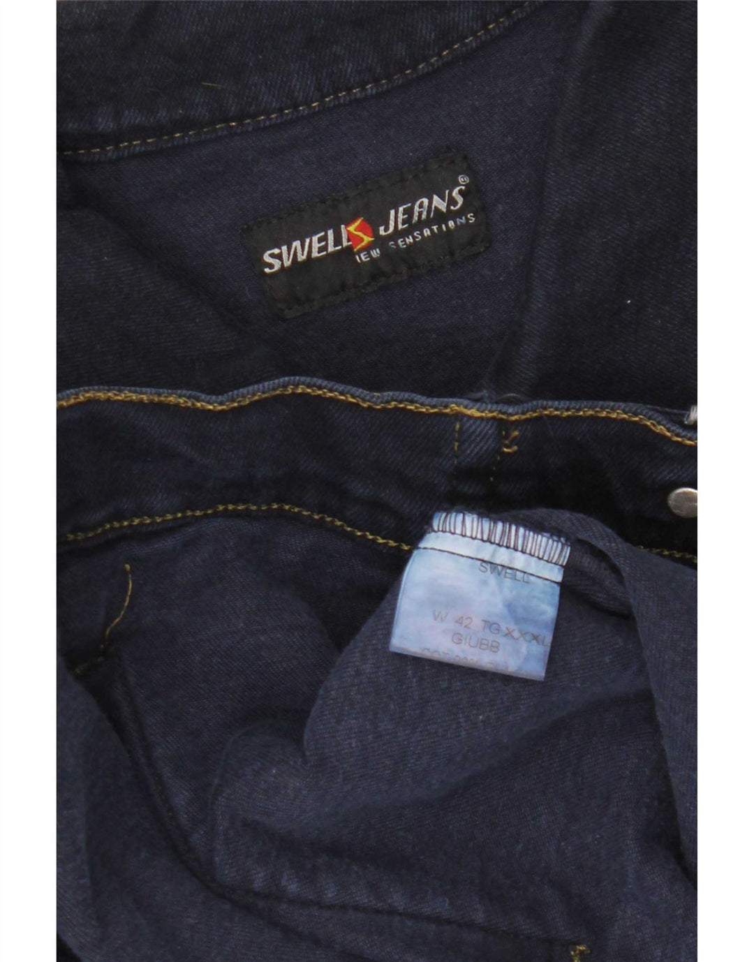 Vintage Ανδρικό Τζιν Μπουφάν UK 46 3XL Navy Blue