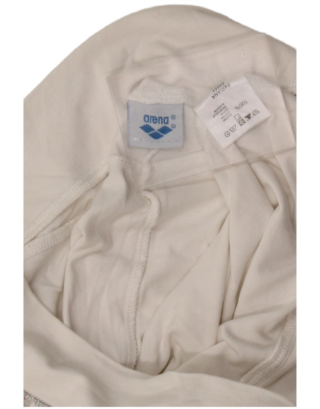 Γυναικεία αθλητική φόρμα Arena Graphic Παντελόνι UK 10 Small White Cotton