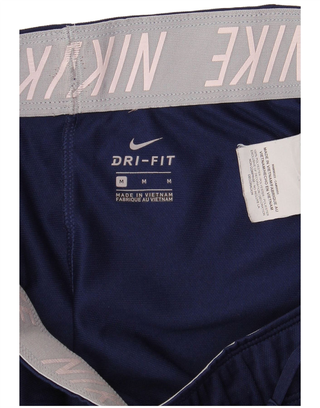 Γυναικείο αθλητικό σορτς Nike Dri Fit UK 12 μεσαίου μπλε πολυεστέρα