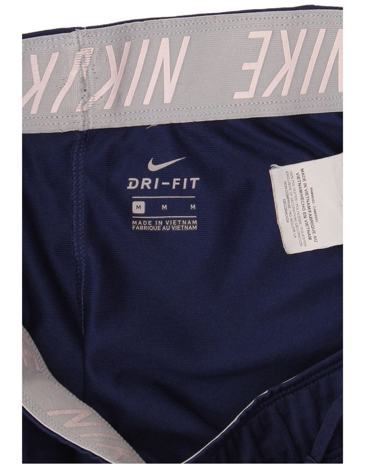 Γυναικείο αθλητικό σορτς Nike Dri Fit UK 12 μεσαίου μπλε πολυεστέρα