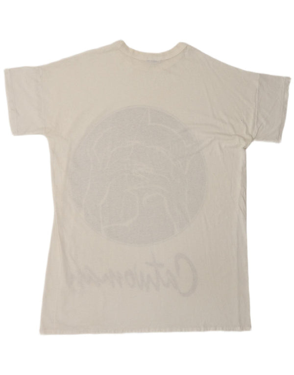 Vintage Ανδρικά 1991 DC Comics Catwoman Graphic T-shirt Top Large White