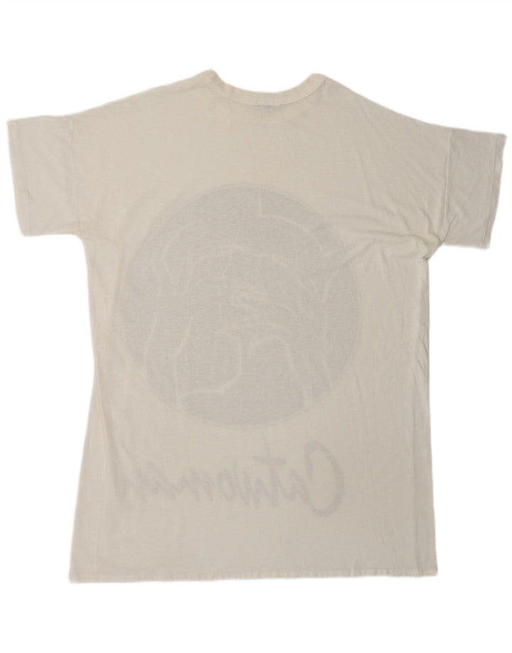 Vintage Ανδρικά 1991 DC Comics Catwoman Graphic T-shirt Top Large White