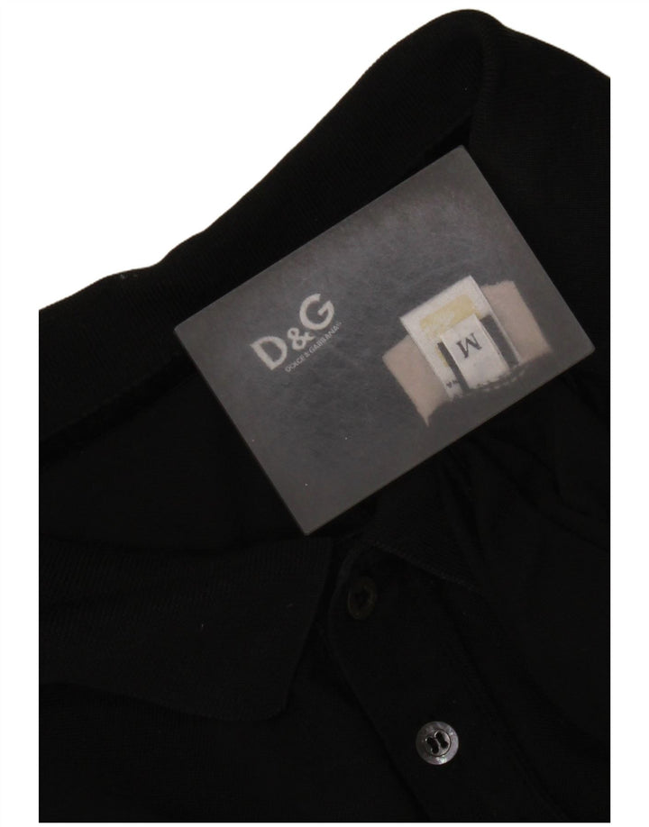 Ανδρικό πουκάμισο Polo Dolce & Gabbana, μεσαίο μαύρο