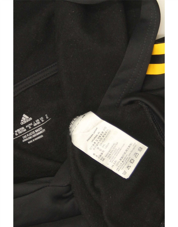Adidas Ανδρικό γραφικό κουκούλα Jumper XL Μαύρο πολυεστέρα