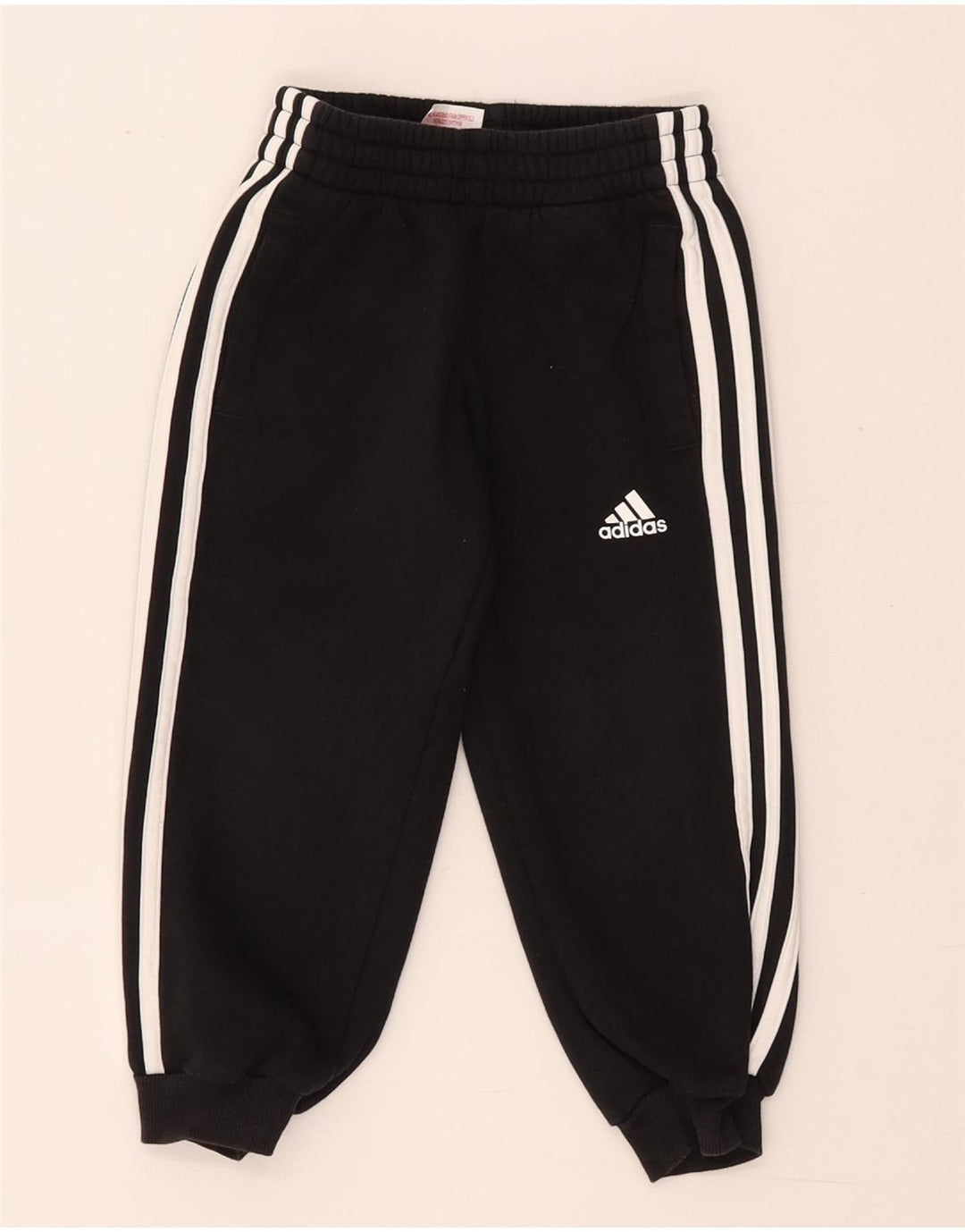 Adidas Boys Tracksuit Trousers Joggers 3-4 Years Μαύρο
