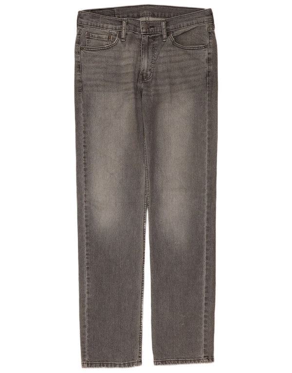Levi's Mens 514 Straight Jeans Μέγεθος 30 W30 L32 Γκρι βαμβακερό