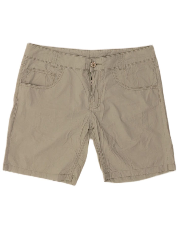 Γυναικείο Casual σορτς Benetton UK 10 Small W30 Χακί βαμβακερό