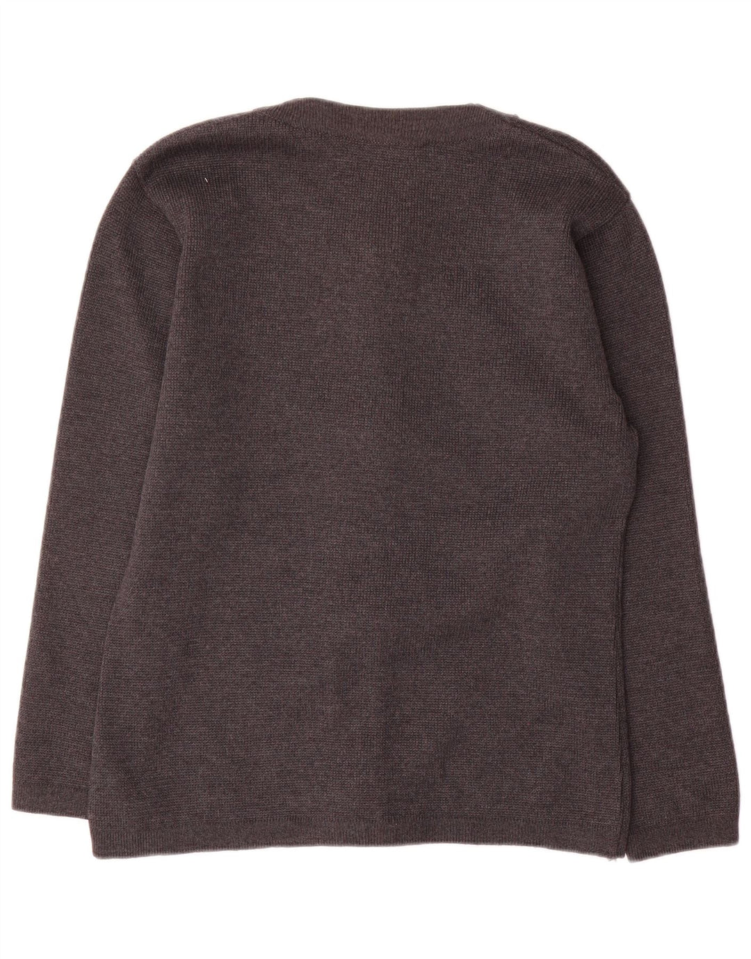 Vintage γυναικείο oversized ζακέτα πουλόβερ UK 10 Small Grey Wool