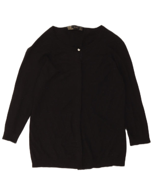 Zara Γυναικείο πουλόβερ UK 12 Medium Black Rayon