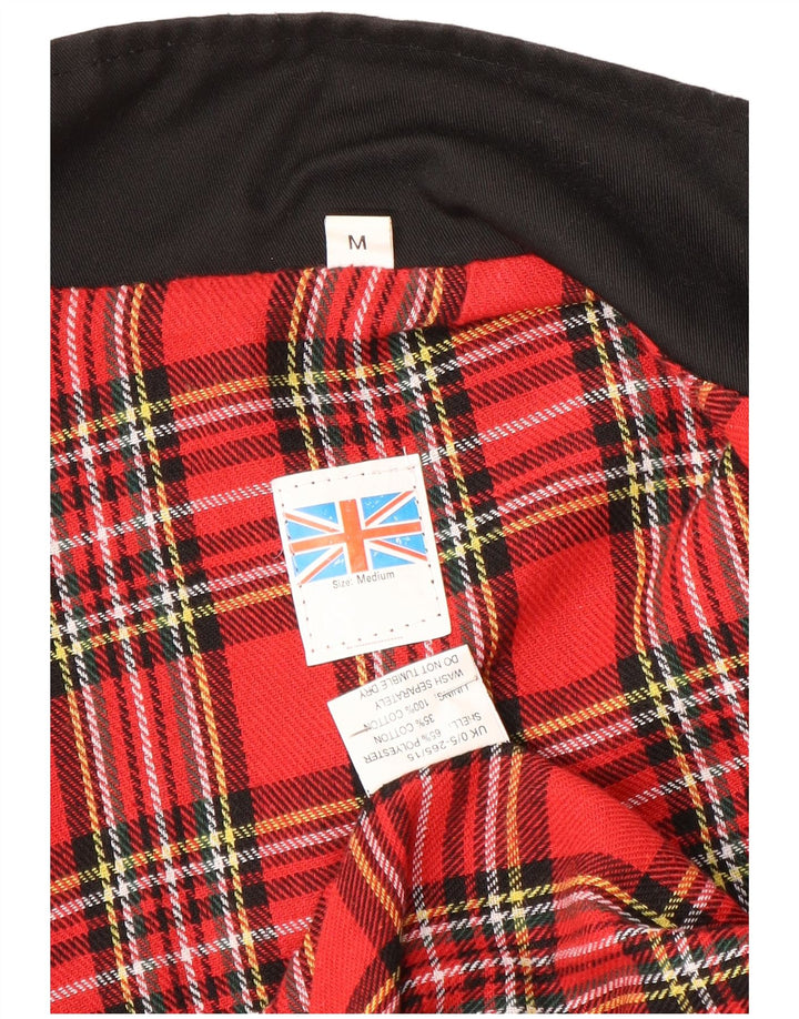 Vintage Ανδρικό Bomber Jacket UK 38 Medium Black Polyester