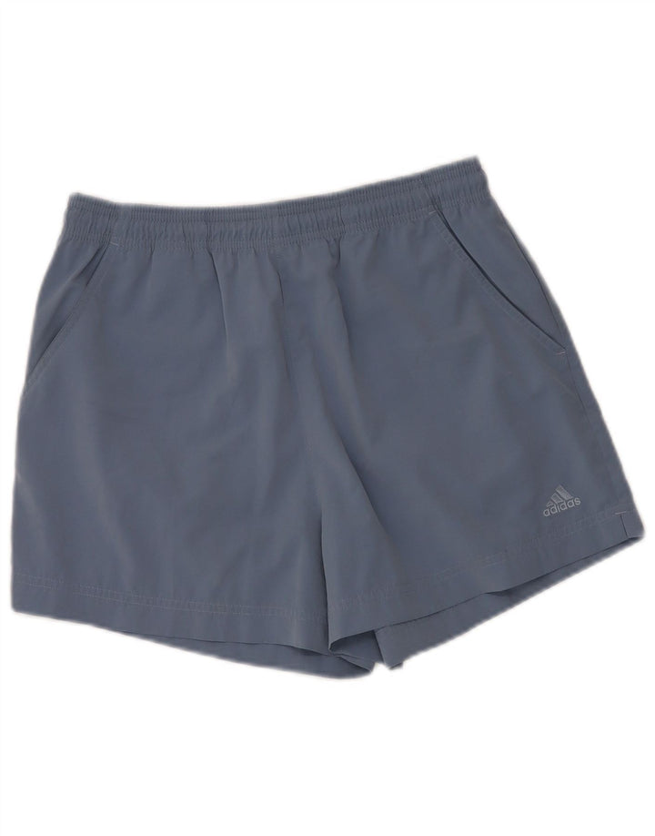 Γυναικείο αθλητικό σορτς Adidas UK 12 μεσαίου μπλε πολυεστέρα