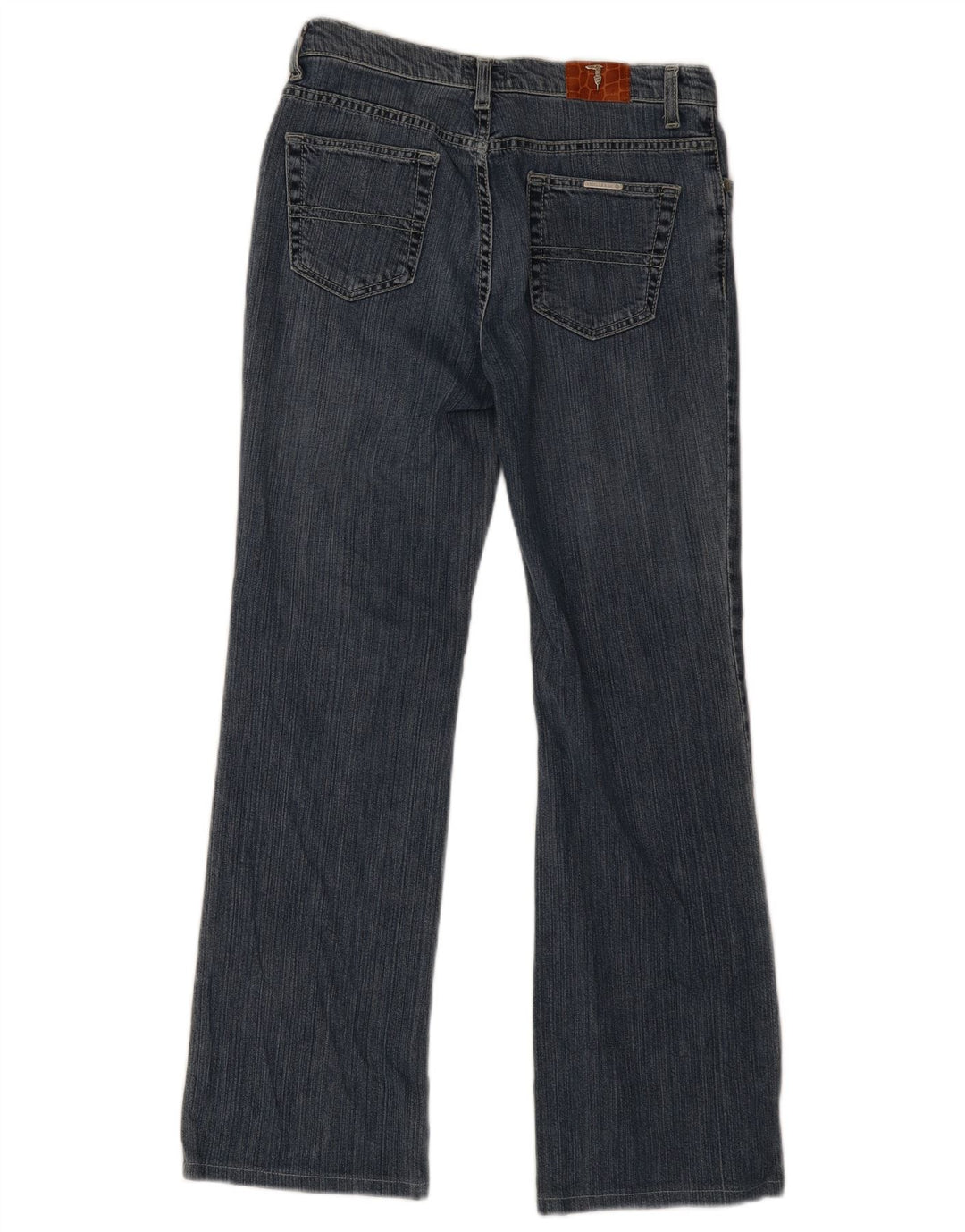 TRUSSARDI Γυναικείο Τζιν μποτάκι W27 L29 Μπλε βαμβακερό