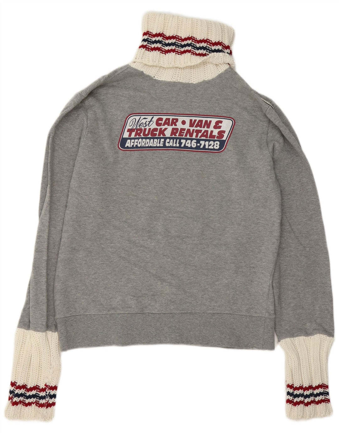 Γυναικείο γραφικό φούτερ Zu Elements UK 16 Large Grey Colourblock