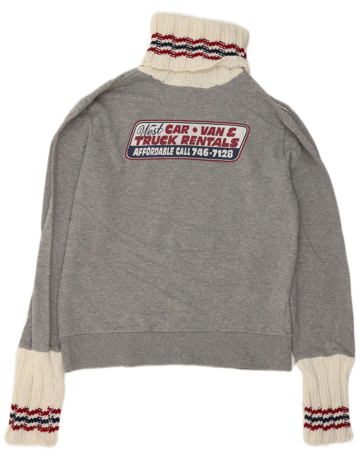 Γυναικείο γραφικό φούτερ Zu Elements UK 16 Large Grey Colourblock