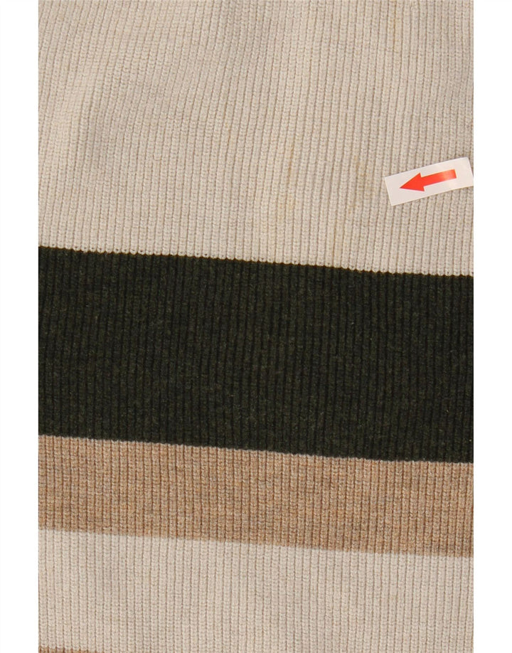 Marks & Spencer Γυναικείο πουλόβερ με φερμουάρ UK 10 Small Grey Colourblock