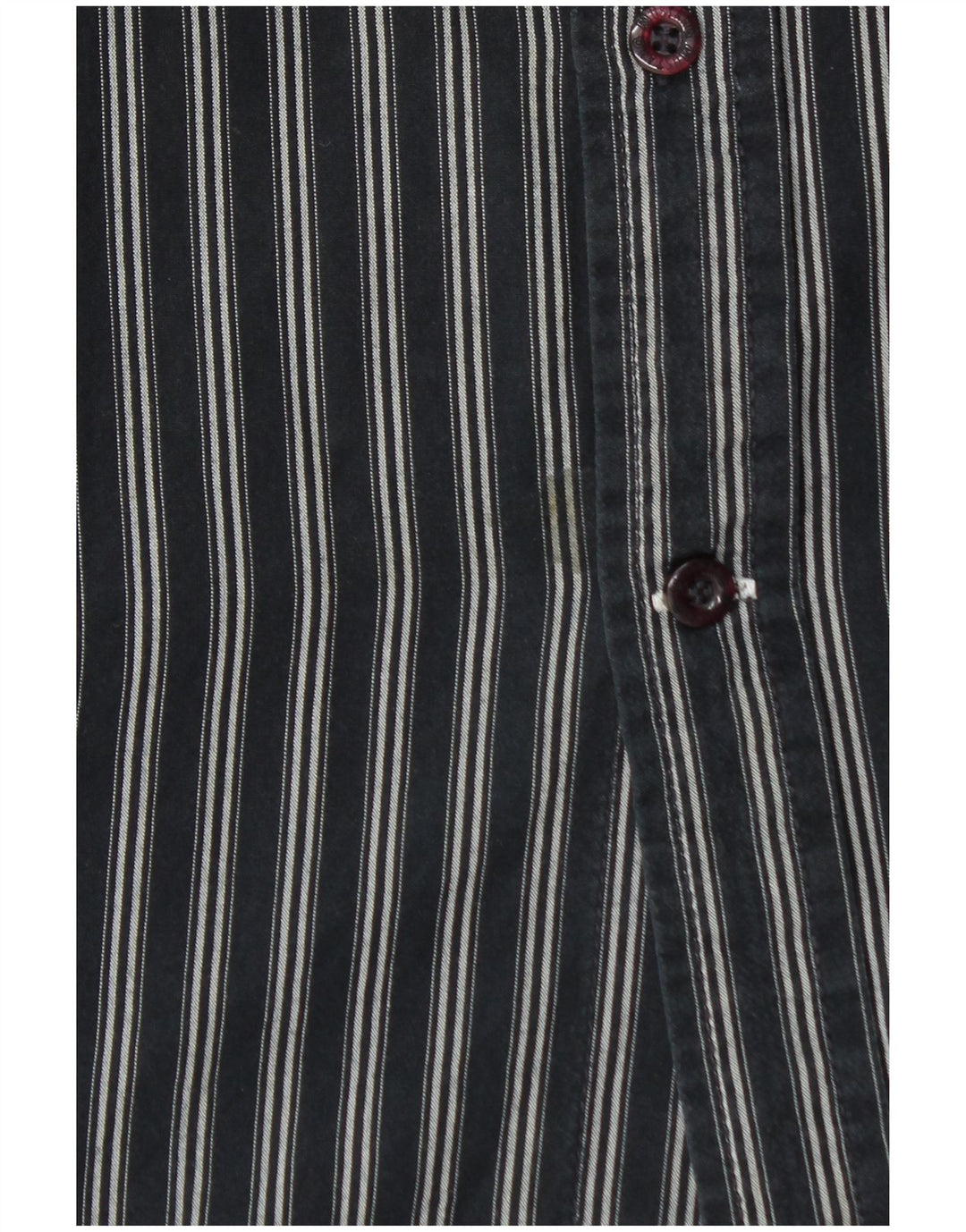 Ανδρικό πουκάμισο MUSTANG, μεγάλο μαύρο ριγέ βαμβακερό