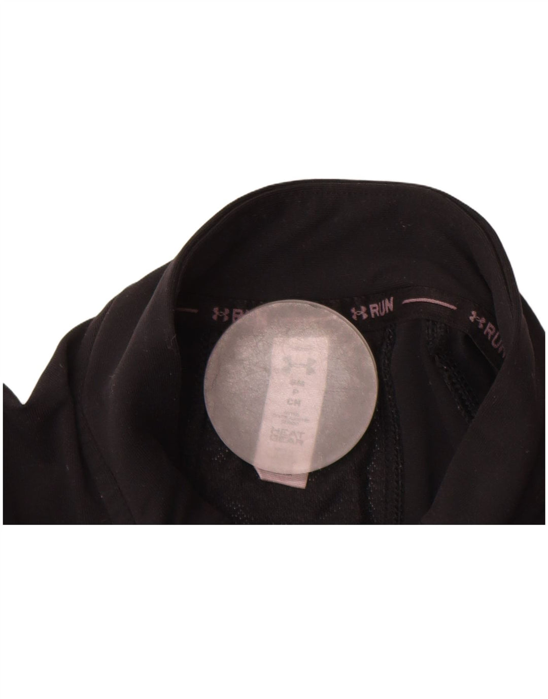 Under Armour γυναικείο θερμαντικό μπλουζάκι μακρυμάνικο UK 10 μικρό μαύρο ελαστομερές