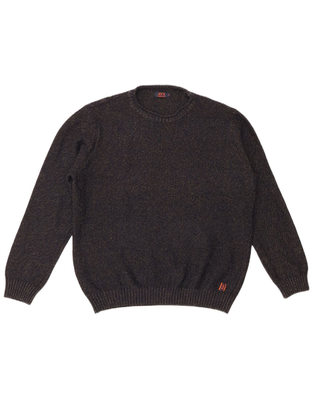 Γυναικείο πουλόβερ AVIREX Crew Neck Jumper UK 16 Large Navy Blue Flecked